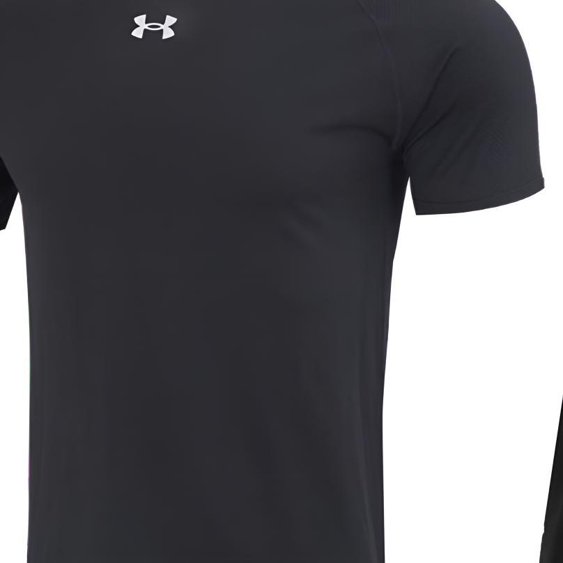 Under Armour Однотонный свитер с небольшим логотипом, круглым вырезом, реглан, коротким рукавом, эластичной талией, средней посадкой, шорты, повседневный спортивный комплект 23500511-001+24500201-001