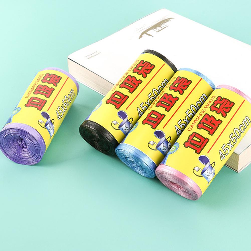 1 рулон/20 шт. одноразовый бытовой пластиковый мешок для мусора