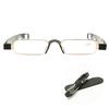 Folding Reading Glasses With Leather Case Mini Pocket Reader Flat Thin Presbyopia +1.0 To +3.5