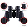 Уличный бинокль 80X80, высокопроизводительный телескоп HD с большой дальностью действия и оптическим стеклянным объективом, ночным видением при слабом освещении для охотничьих поездок
