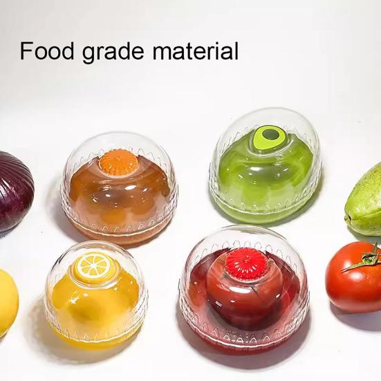 Держатель для авокадо, контейнер для хранения пищевых продуктов, прозрачная крышка без содержания бисфенола А, легко моется, многоразовый контейнер для хранения фруктов