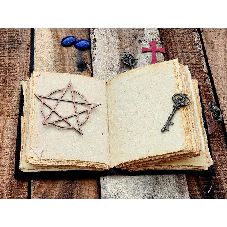 Журнал ручной работы из кожи Spell The Triquetra Journal Circle of Triquetra Book Для мужчин и женщин Travel Sketchboo пустая книга заклинаний теней