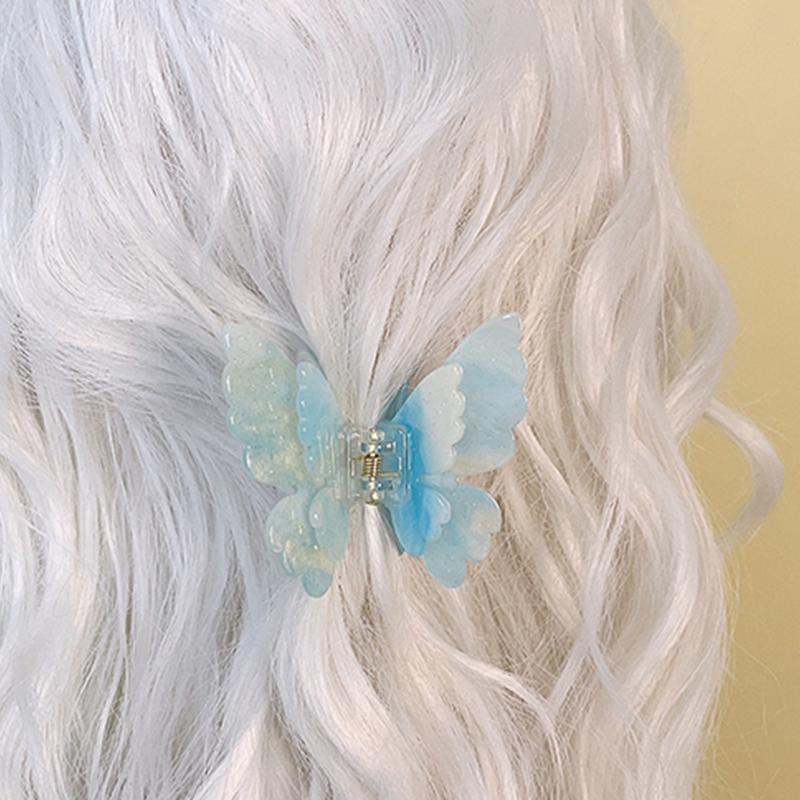 Милые принцессы ацетат двухслойные заколки-бабочки для волос милые заколки для девочек головные уборы заколки для волос аксессуары для волос