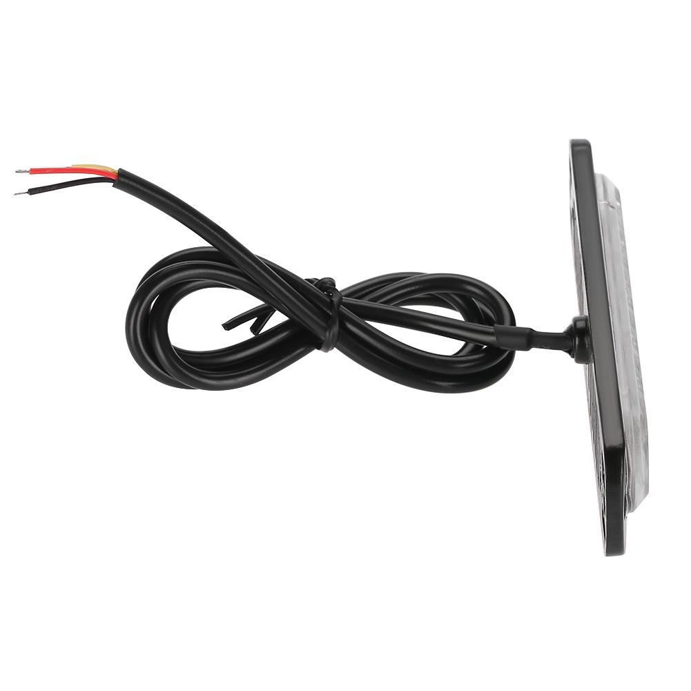 4 шт. 1224 В автомобильный 6 светодиодный мигающий стробоскоп аварийная сигнальная лампа решетка мигающий световой бар желтый