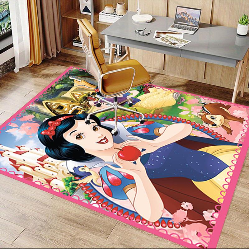 Snow White'S Apple Adventure Carpet For Playroom Bedroom Living Room Sofa Home Decorkids Game Area Rug Nonslip Floor Mat