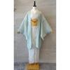 Kimono Yubi Haori Sheer Lightweight Light Blue Free Size Chiffon Dust Protector