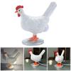 Chicken Egg Lamp Funny Chicken Butt Night Light with Egg Resin LED Hem Lamp for Easter