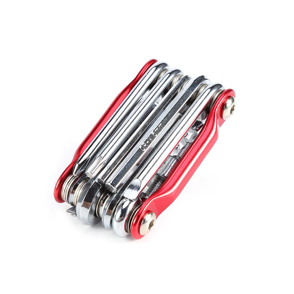 Инструмент для ремонта велосипеда 11 в 1 Transformers Велосипедный карманный многофункциональный складной инструмент