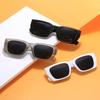 Аксессуары с буквой B Квадратные Солнцезащитные очки с маленькой оправой Персонализированные солнцезащитные очки Полые солнцезащитные очки