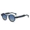 High Quality Niche Designer Polarized UV400 Sunglasses Vintage Tortoiseshells Fashion Driver Anti-glare Round Tinted Glasses