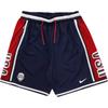 Usab Loose Sweat-Wicking Drawstring Basketball Shorts Men shorts Obsidian Sport-Red White FQ0328-451