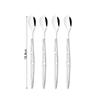 4PCS Western Vintage Silver Dinnerware Accessorie 18/10 Stainless Steel Set Repeatable Metal Spoons Fork Tableware for Kitchen Set