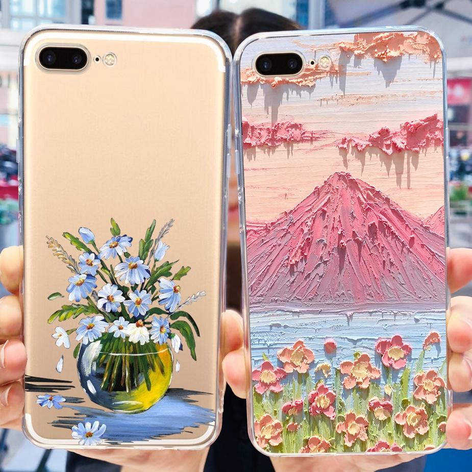 Для Apple iPhone 5 5S SE Чехол Милый Расписной Чехол Прозрачный Силиконовый Мягкий ТПУ Чехол для Телефона Для iPhone SE 2020 2022 iPhone5 Fundas Coque