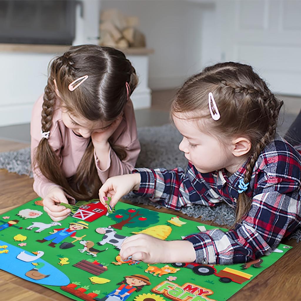 Раскадровка про фермерских животных Детская головоломка