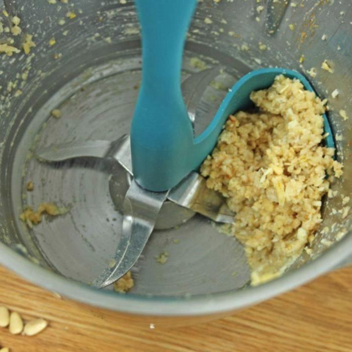 Вращающаяся лопатка для Thermomix Удаление инструмента для приготовления пищи для порций Цветное фото 25,8 * 8,5 см