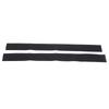 2Pcs 25in Black Stove Counter Cover Silicone OilProof StainProof Stove Gap Filler for Restaurant