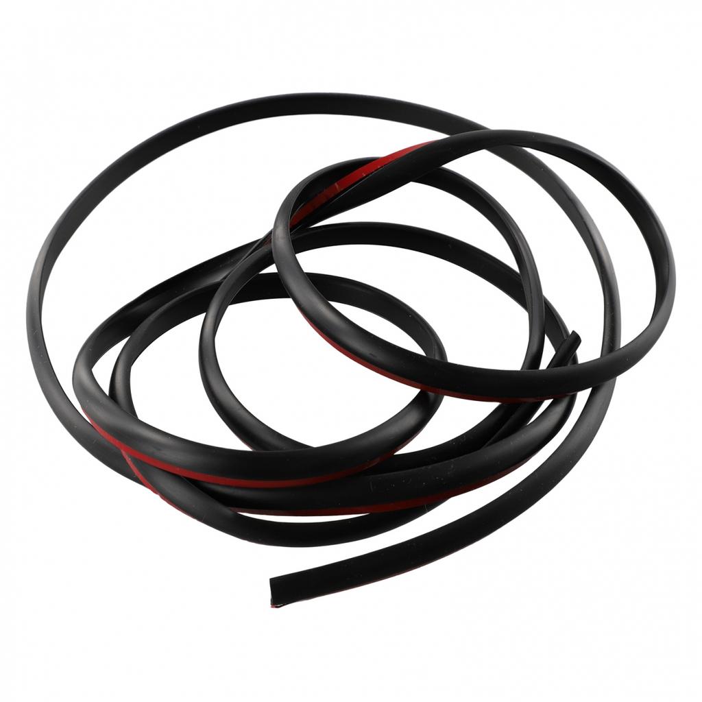 8 *10mm Car Black.Dashboard Windshield Gap Sealing Strip Rubber.Accessories 2M
