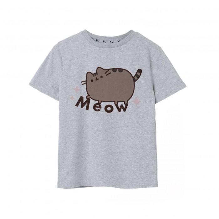 Pusheen Футболка для девочек «Мяу»