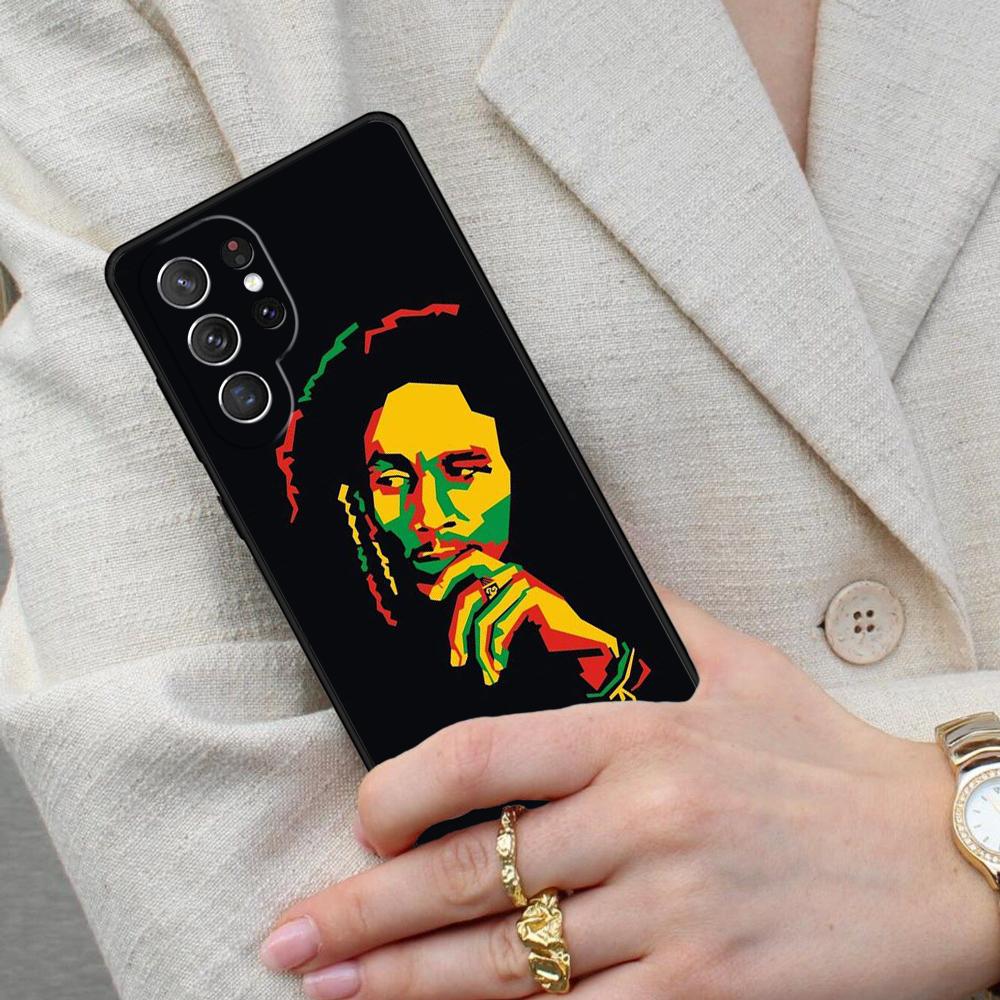 Bob Marley Rasta Lion Cell Phone Case for Samsung Galaxy S26 Ultra S25 S24 S23 S22 S21 S20 Note10 Cover