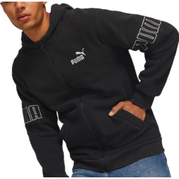 PUMA Men's Essentials Full-Zip Fleece Hoodie 672447-01