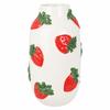 Ceramiczny Wazon Dekoracyjny Z Motywem Truskawek 29 Cm