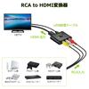 LiNKFOR RCA в HDMI 1080P компактный и легкий AV в HDMI HDMI-адаптер, совместимый с японской инструкцией, Конвертер, совместимый, 169/43