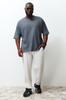 Men's Style Plus Size Plus Size White Oversize Comfortable Basic 100% Cotton T-Shirt