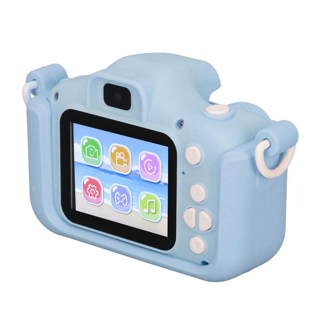 Детская камера 2 дюйма HD-экран Передняя и задняя камеры Игра MP3 Видеозапись Камера для малышей для детей от 3 до 10 лет