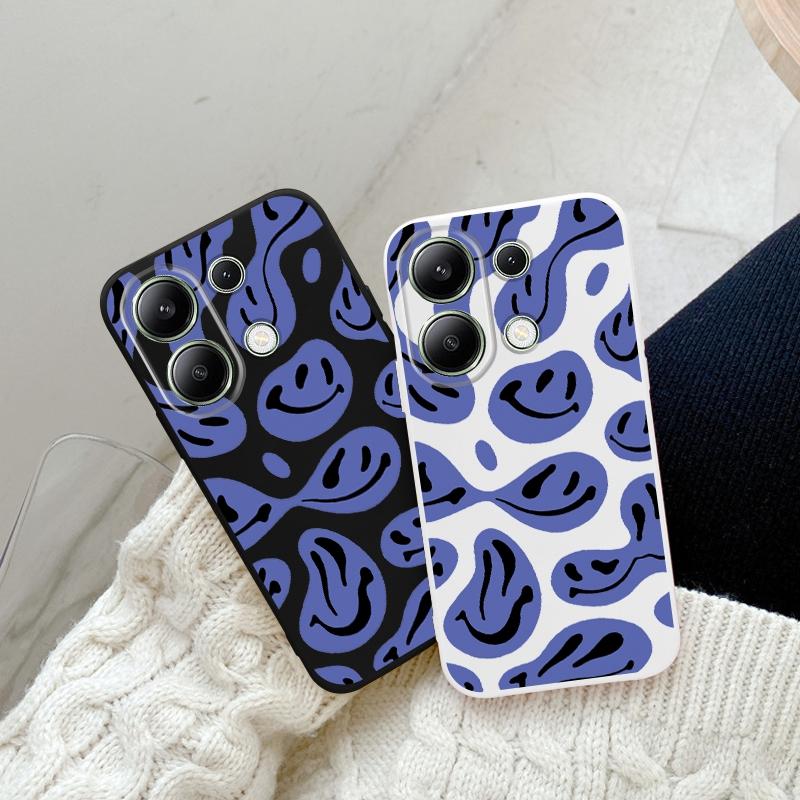 Мягкий силиконовый чехол с рисунком Expression для Samsung A55 M35 S24 Xiaomi Redmi Note 13 Pro iPhone Huawei Honor Realme Camera Защитный противоударный чехол