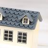 1/12 Dollhouse Miniature Villa Toys Children Lovely House With Movable Grey Roof
