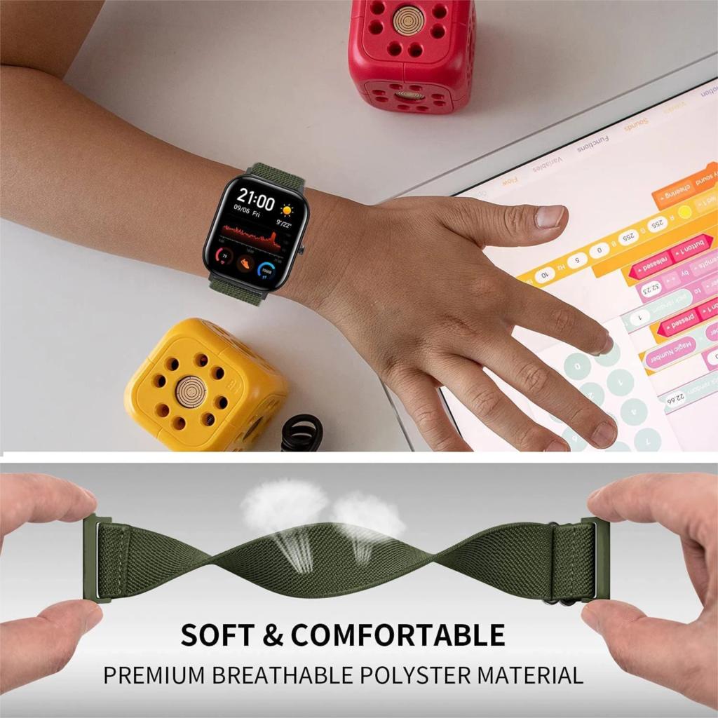 For Realme Watch 5/S2 band Adjustable Nylon Elastic Replacement Bracelet correa Realme Watch 2/3/S/3 2 S pro 22mm watch straps