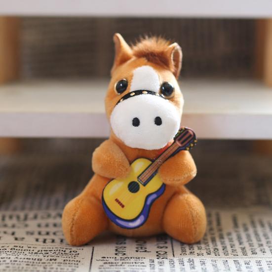 Брелок для ключей в виде куклы в мультяшном стиле, в форме лошади, кукольная фигурка, ключи, рюкзаки, машинки