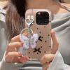 Elegant Butterfly Shaped Keychain Colorful Key Charm Transparent Butterfly Keyring Handbag Decoration for Women Girl