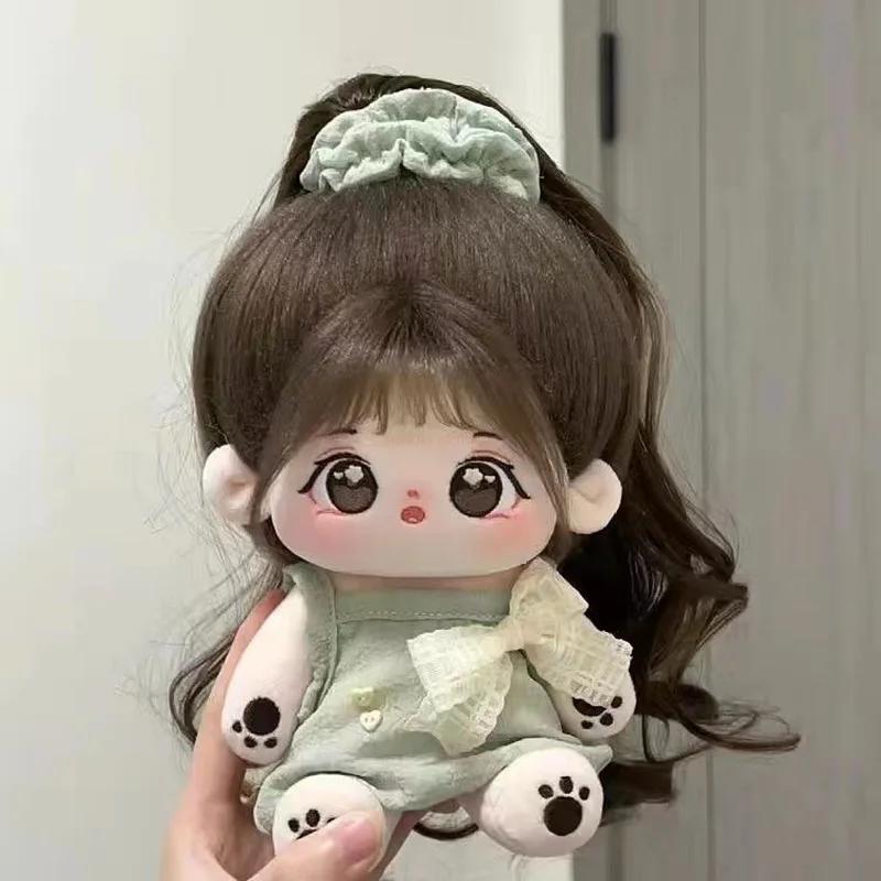 Кукла из хлопка 20 см, голая кукла, нарядная детская одежда с сумкой-мессенджером, плюшевые игрушки, куклы из ткани для девочек, коллекция подарков