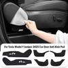 2/4PCS For Tesla Model Y Juniper New 2025 Car Door Kick Scratch-resistant Side Anti Kick Soil-p R6X2