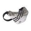 adidas Оригинальная поясная сумка Classic Three Stripes Модная спортивная унисекс поясная сумка Серебристо-черная GN2149