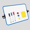 Small Whiteboard Message Board Resuable Erasable Multipurpose Double Sided with Pen for Office Desk