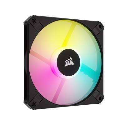 CORSAIR AF SLIM AF120 RGB 120ммx15мм Серия RGB вентиляторов, СЛИМ, [Черный] [1 шт.] CO-9050162-WW