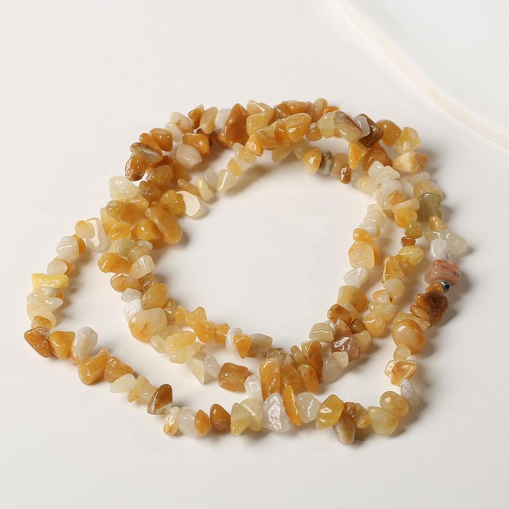 Ожерелье из натурального аметиста, 80 см - Полированные, Неправильные полоски для изготовления украшений и браслетов своими руками