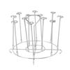 Skewer Stand Stainless Steel Vertical Barbecue Skewers Holder Fryer Accessories for 6 Quart Fryer