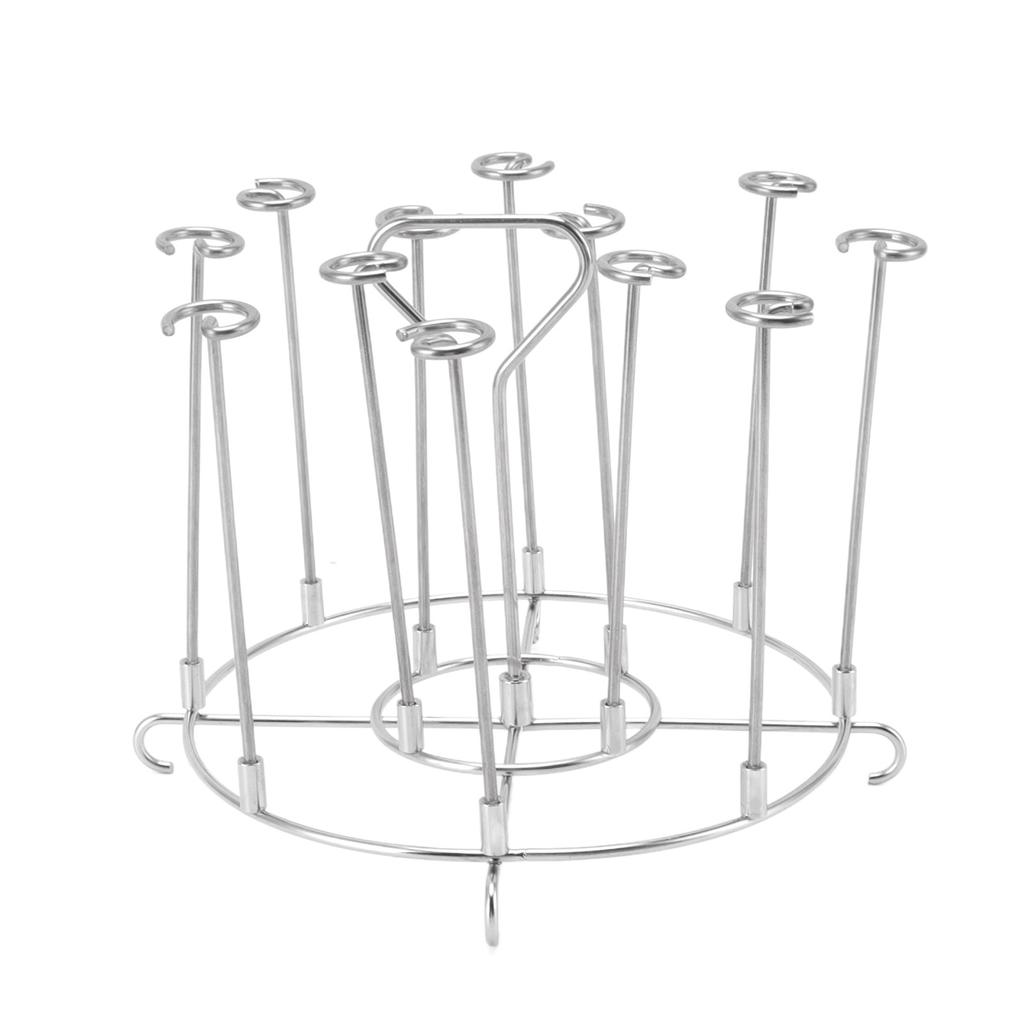 Skewer Stand Stainless Steel Vertical Barbecue Skewers Holder Fryer Accessories for 6 Quart Fryer