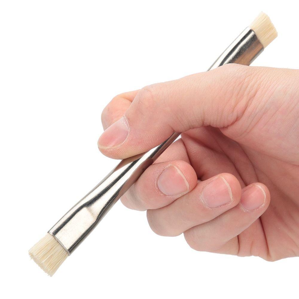 2Pcs Double Head Anti-static Brush Short Bristle Phone Tablet Repair Tool Phone Accessories