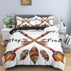 Dreamcatcher Duvet Cover Microfiber Feather Bedding Set Single Twin King For Girl Teen Adult Bedroom Geometric White Quilt Cover