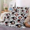 1Pc Mafalda Comic Flannel Blanket, Soft And Comfortable, Casual Warm, Camping Travel, Christmas, Halloween Xmas Gift N1448