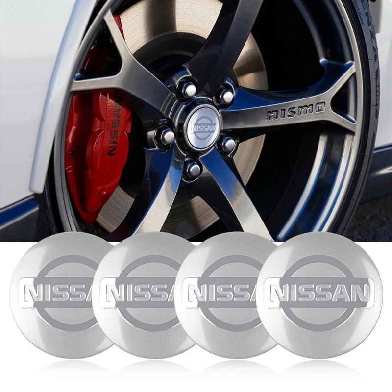 Для Nissan ArR41Комплект Декоративная Наклейка На Центральный Колпачок Колеса Автомобиля Для Nissan Juke Leaf Qashqai Patrol Pathfinder X-Trail Nismo Murano Аксессуары