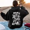 2025 Unisex Letter Print Velvet Hoodie: Spring, Autumn, Winter Collection