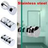Double Side 304 Stainless Steel Door Knob Puller Shower Glass Door Knob Small Cupboard Pulls