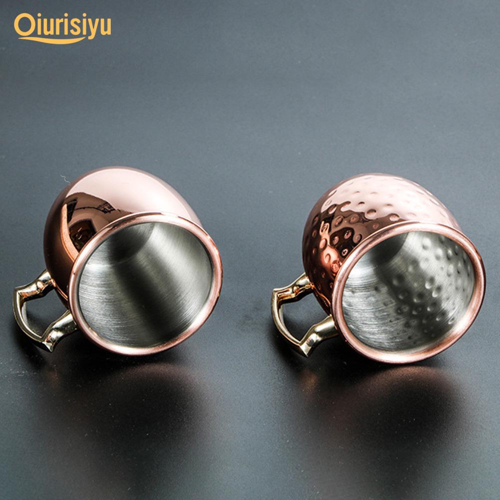 Московская кружка-мул на 60 мл из нержавеющей стали, пивная кофейная чашка