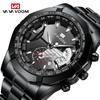 New Men's Casual Fashion Top Brand Simple Design Luxury Sports Japanese Leather Waterproof Men's Chronograph Quartz Watch