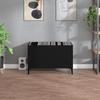 VidaXL Record Cabinet Black 74.5x38x48 Cm Engineered Wood 831966